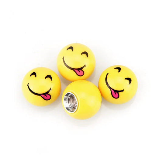 Bouchon de valve de roue smiley