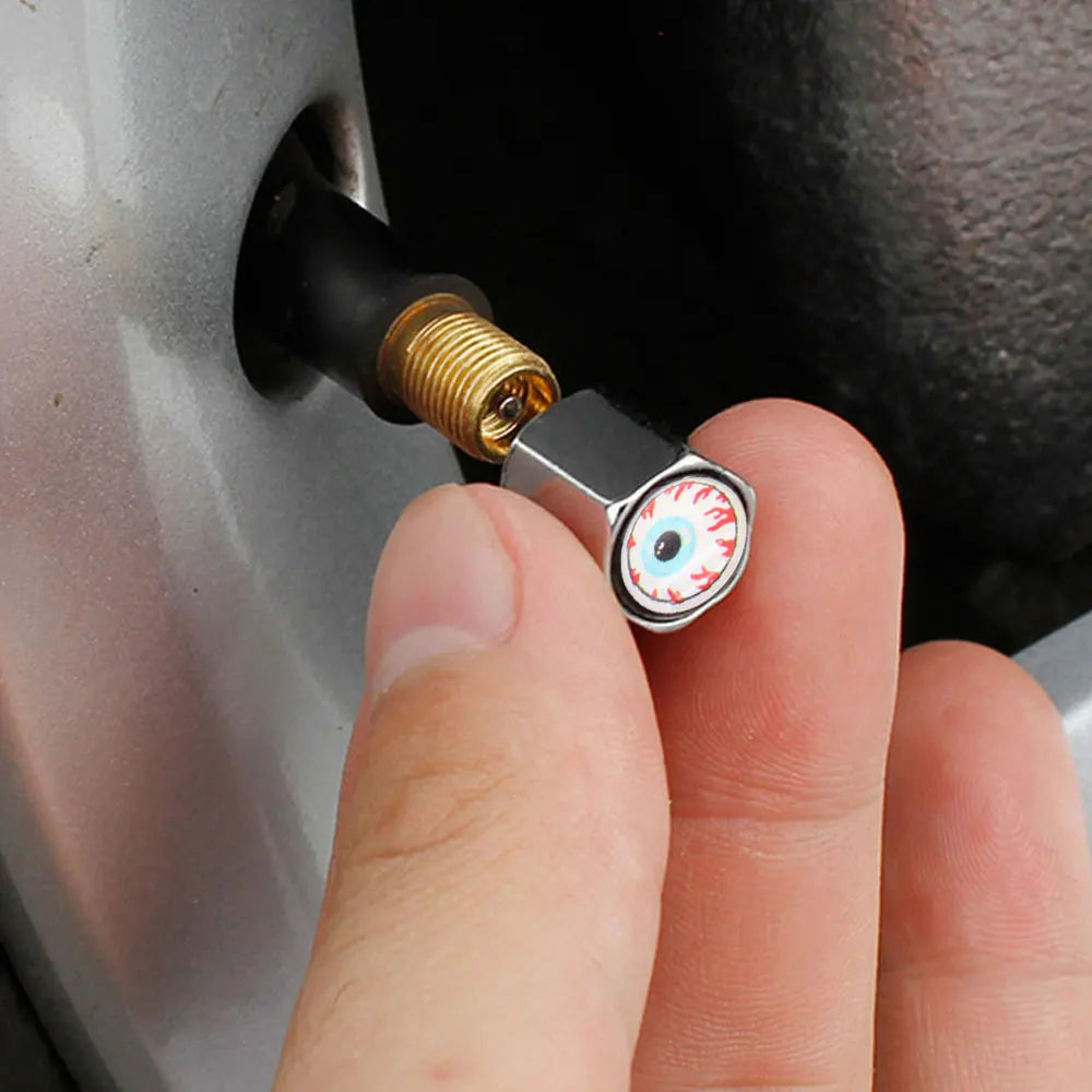 Bouchon de valve de roue oeil